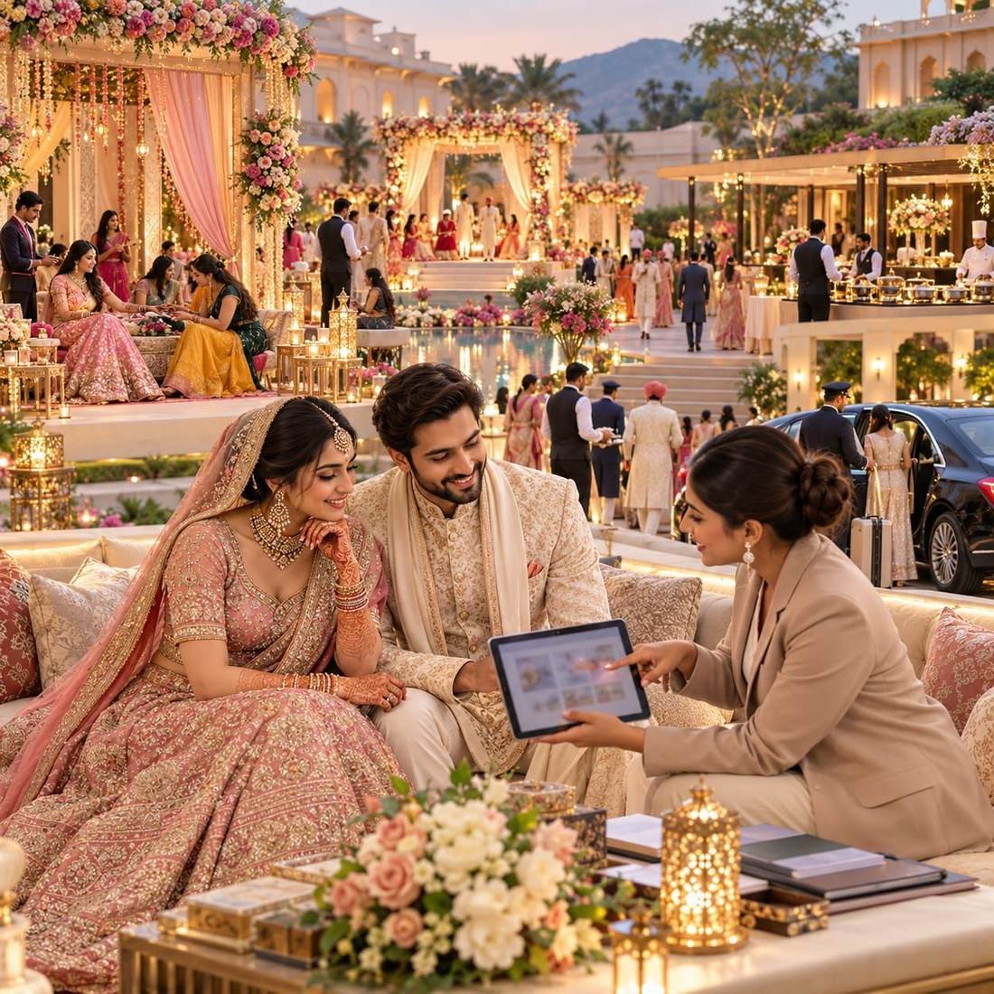 Wedding Seating Design in India