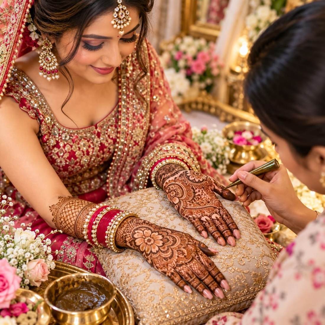 Bridal Saree Draping in India